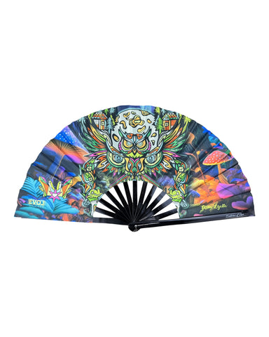 Midnight Guardian Hand Fan
