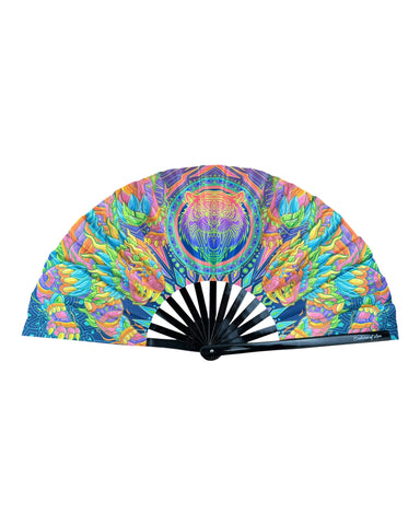 Saber Tooth Tiger Hand Fan