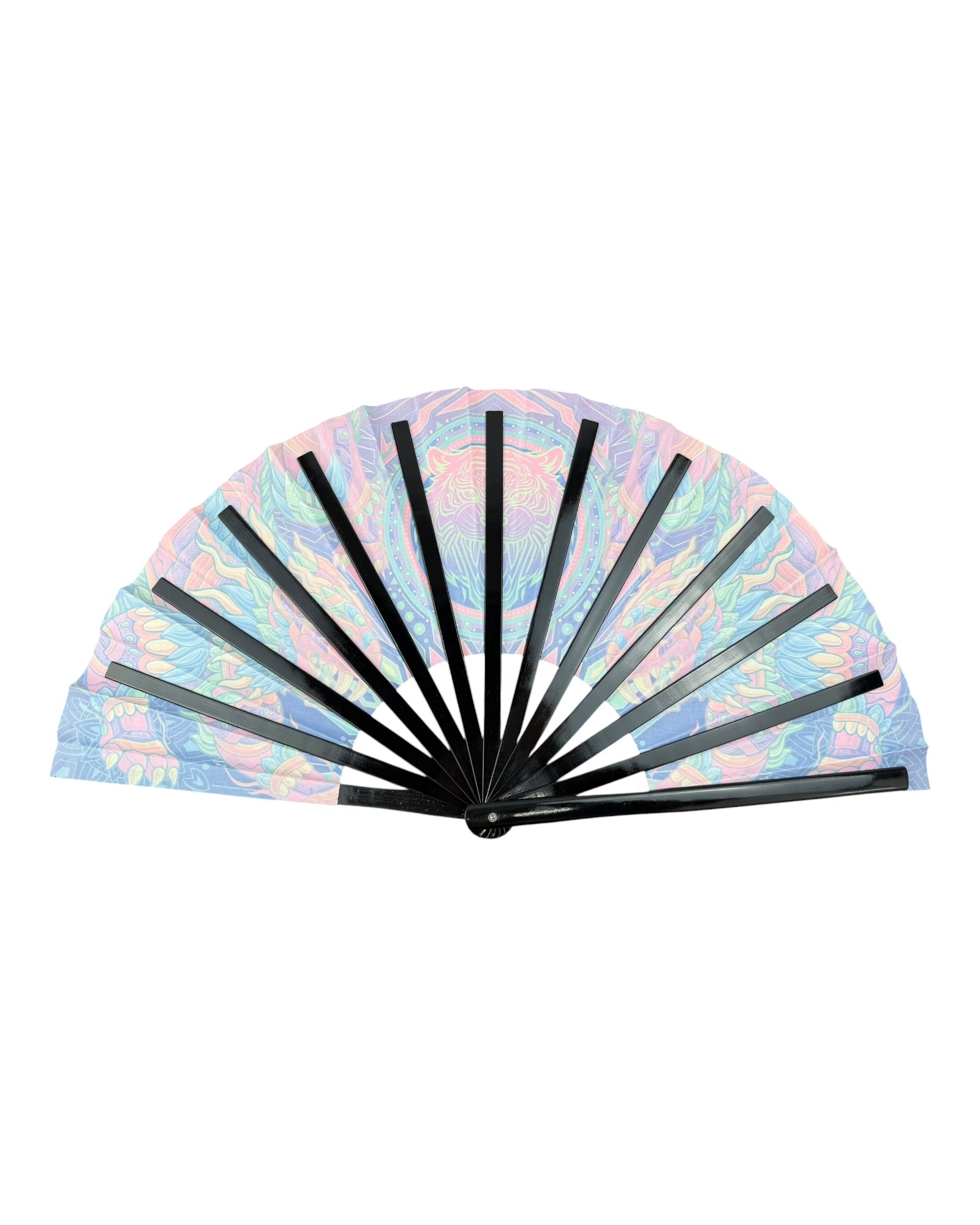 Saber Tooth Tiger Hand Fan