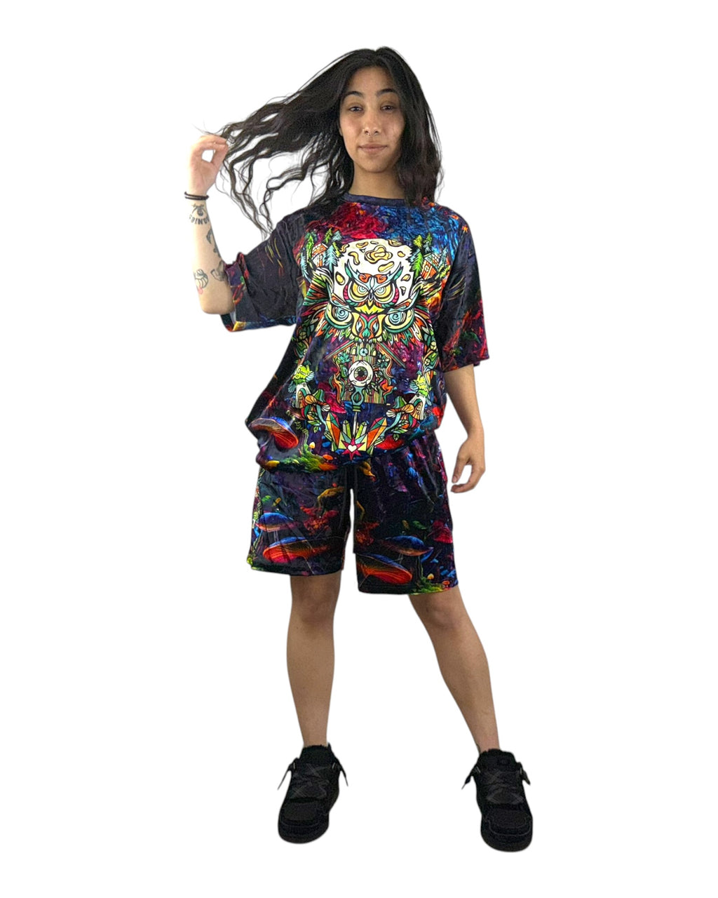 Midnight Guardian Crushed Velvet T-Shirt