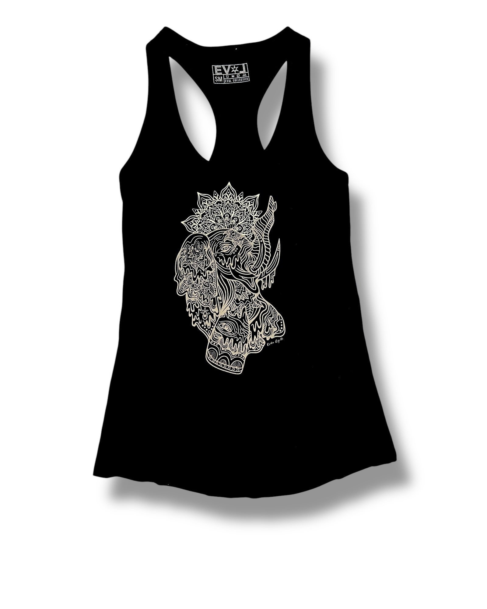Majestic Sage Elephant Racerback Tank Main image