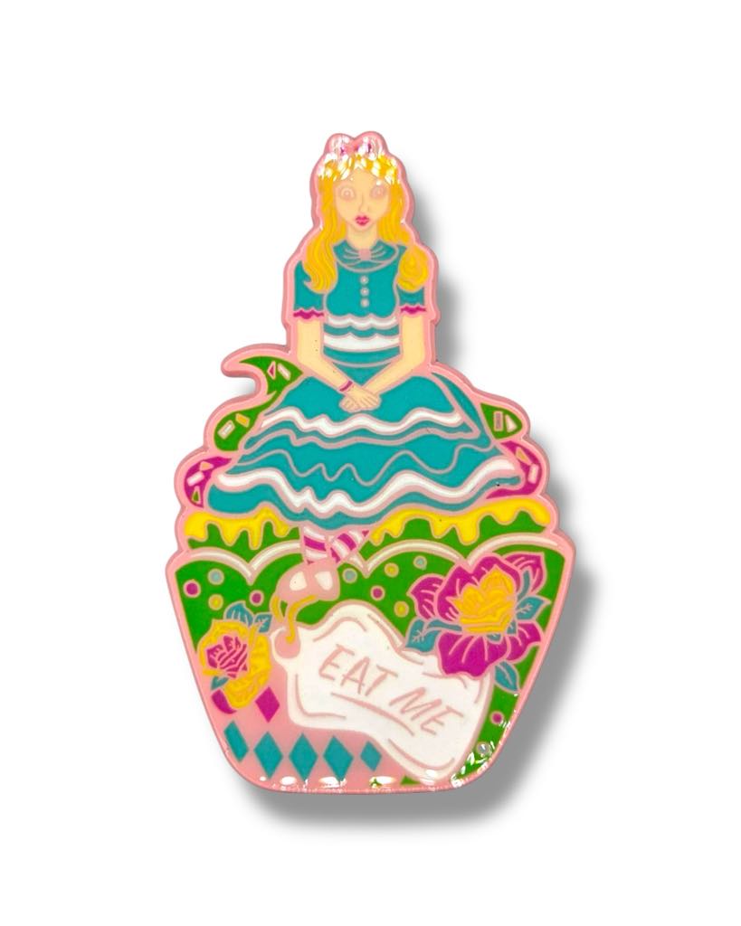 Lost In Wonderland Alice Pin - Pink
