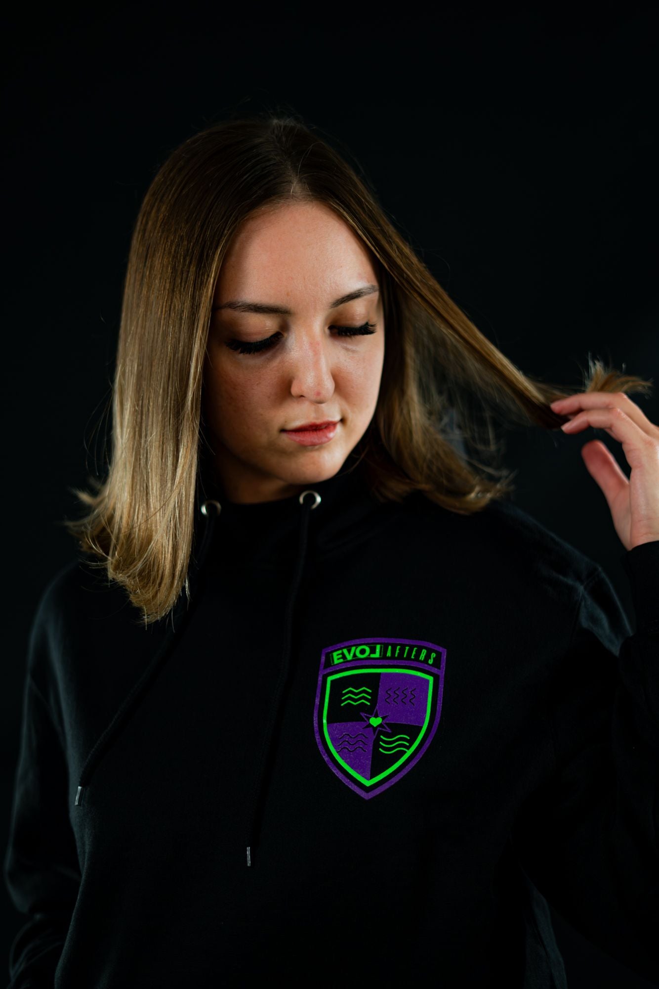 EVOL AFTERS Cotton Pull-Over Hoodie