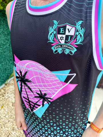 Tropical Vibes Basketball Jersey
