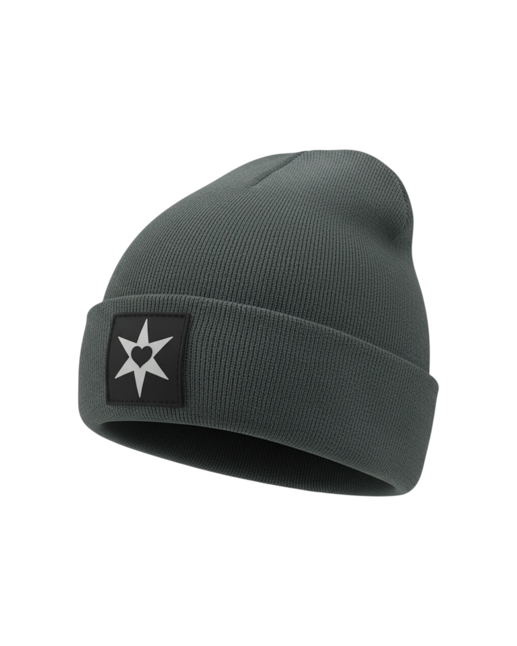 Grey PVC Beanie