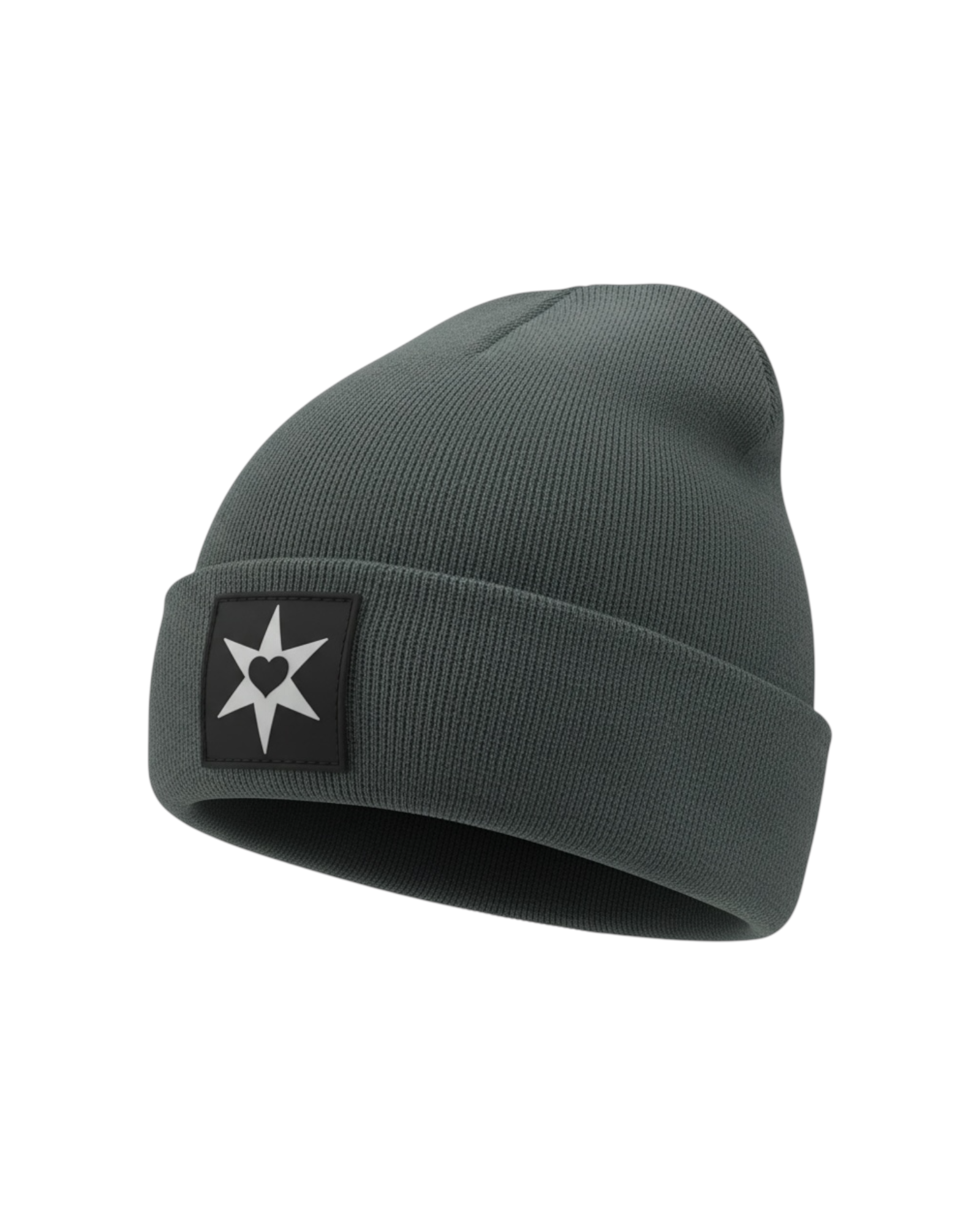 Grey PVC Beanie