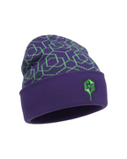 Purple Geo Beanie