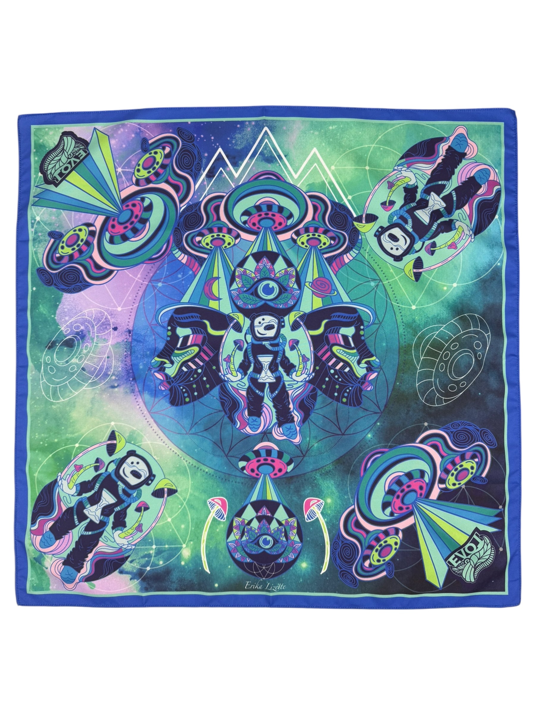 Psychedelic Space Traveler Bandana Main image