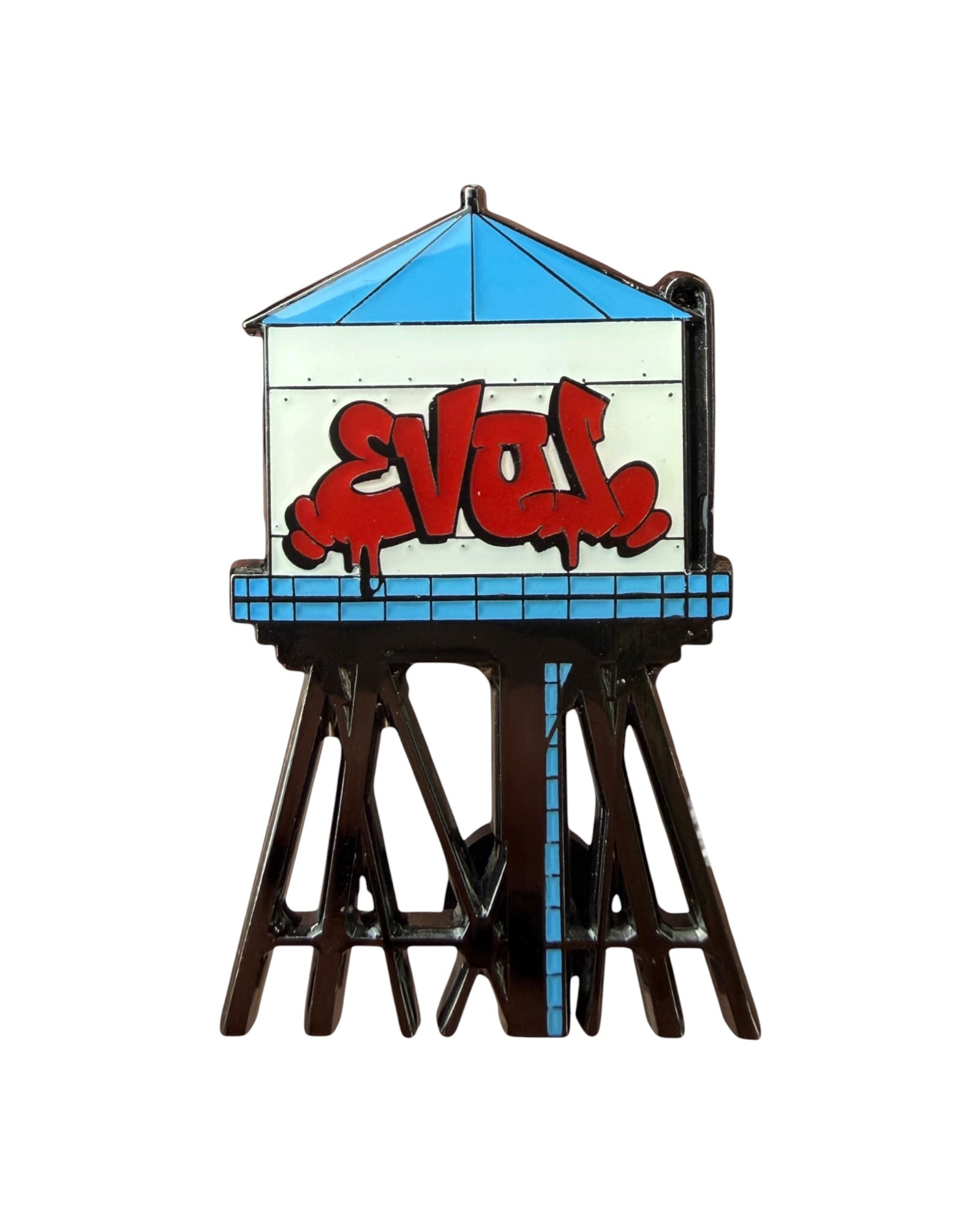 EVOL Chicago Water Tower Pin - Blue/Red Main image