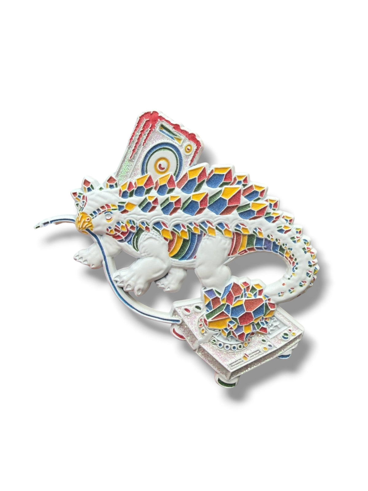 Ankylo Unplugged Pin - White Main image