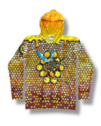 Robotic Wasp Crushed Velvet Hoodie
