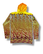 Robotic Wasp Crushed Velvet Hoodie