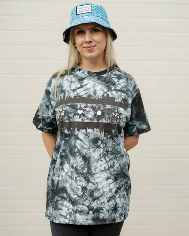 We Love House Music Midnight Tie-Dye T-Shirt