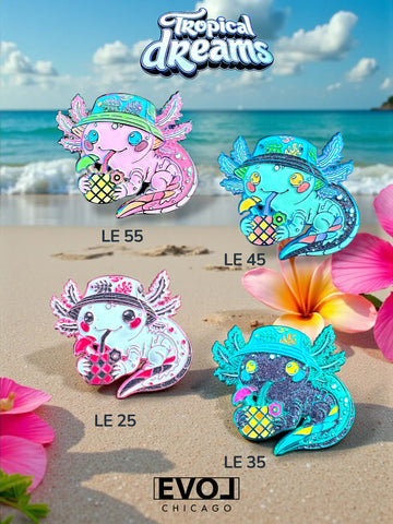 Axolotl Pins