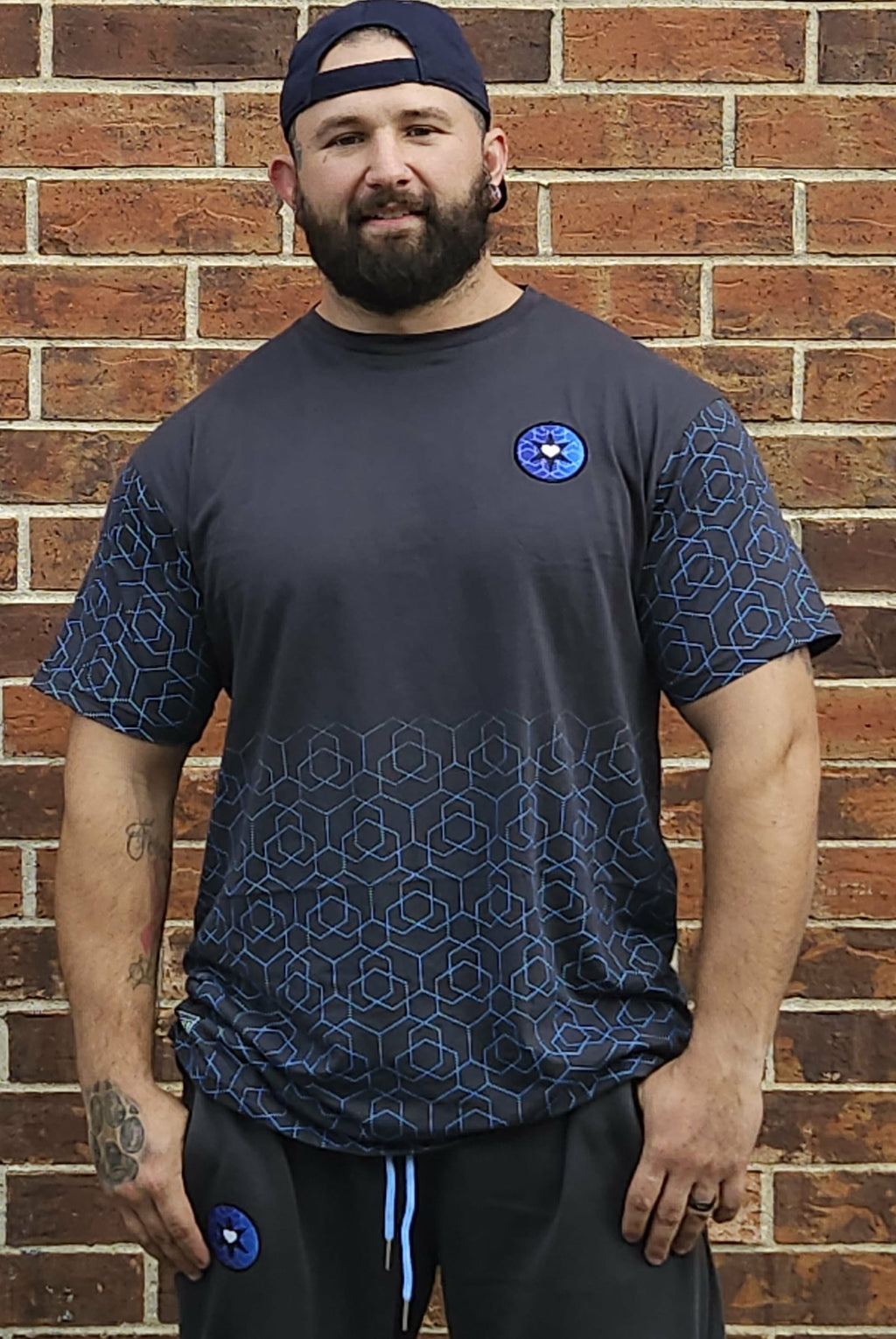 Geo Cotton T-Shirt