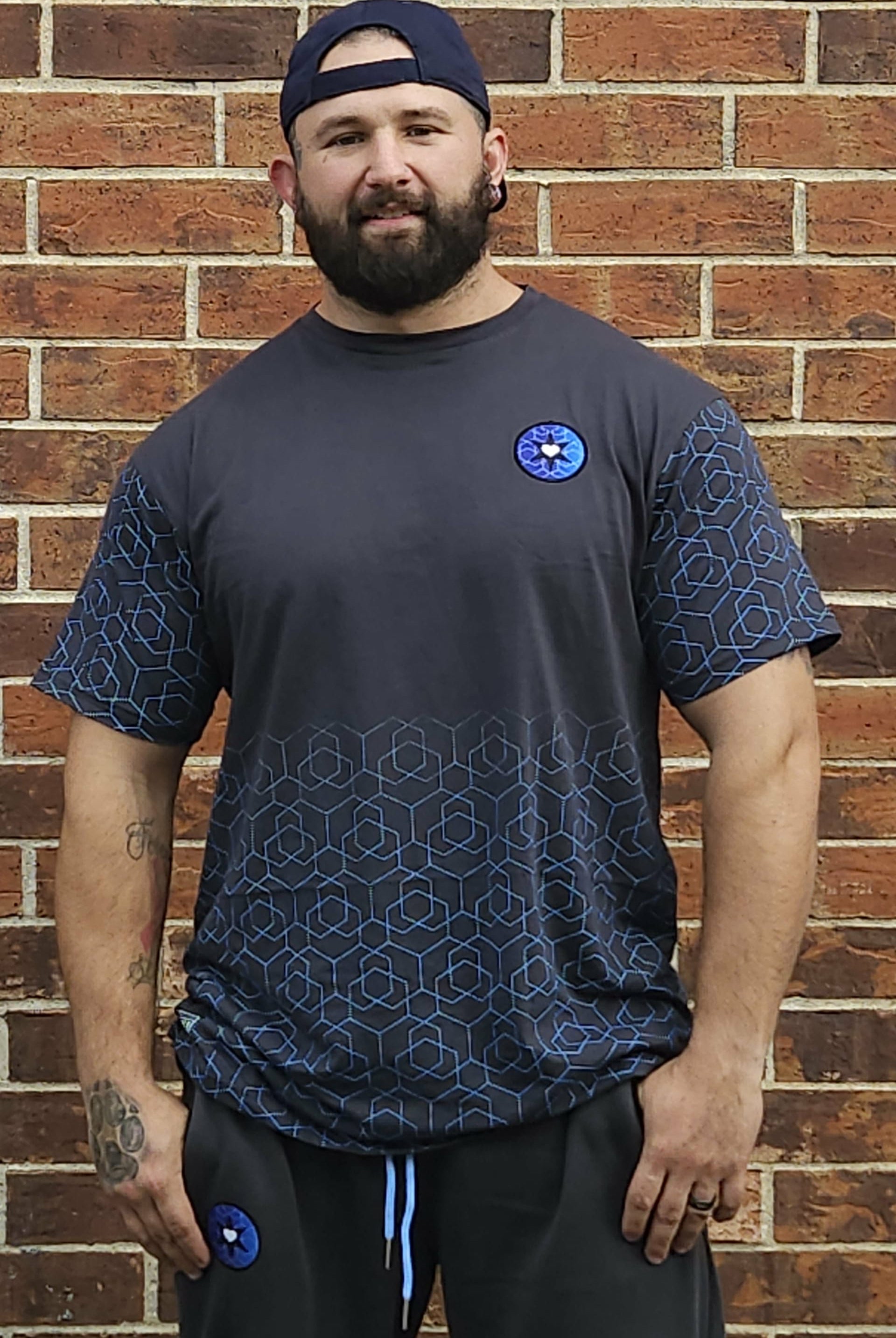 Geo Cotton T-Shirt