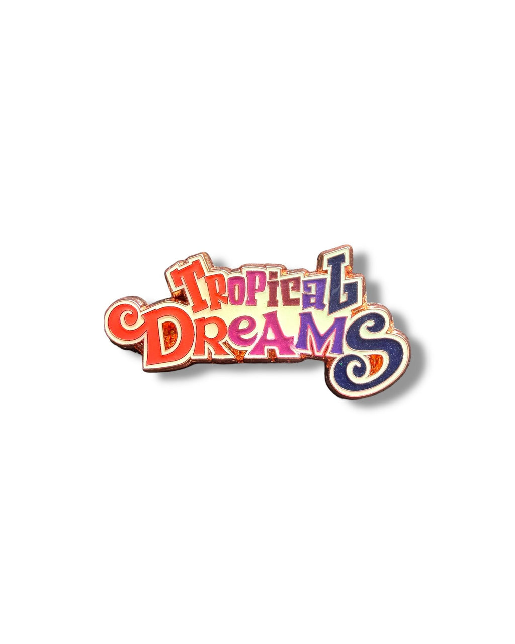 Tropical Dreams Pin - Orange And Purple