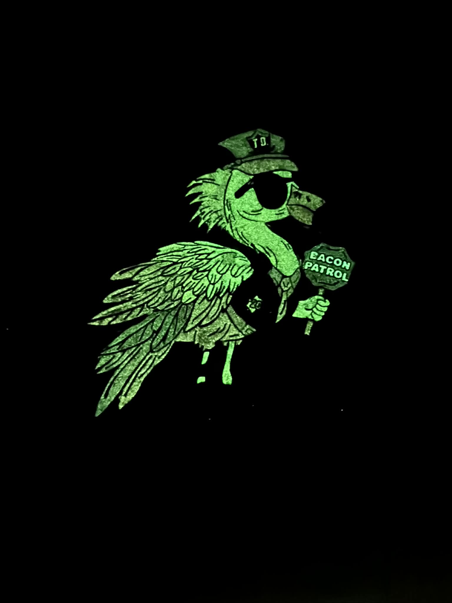 Bacon Patrol Flamingo Pins Main image