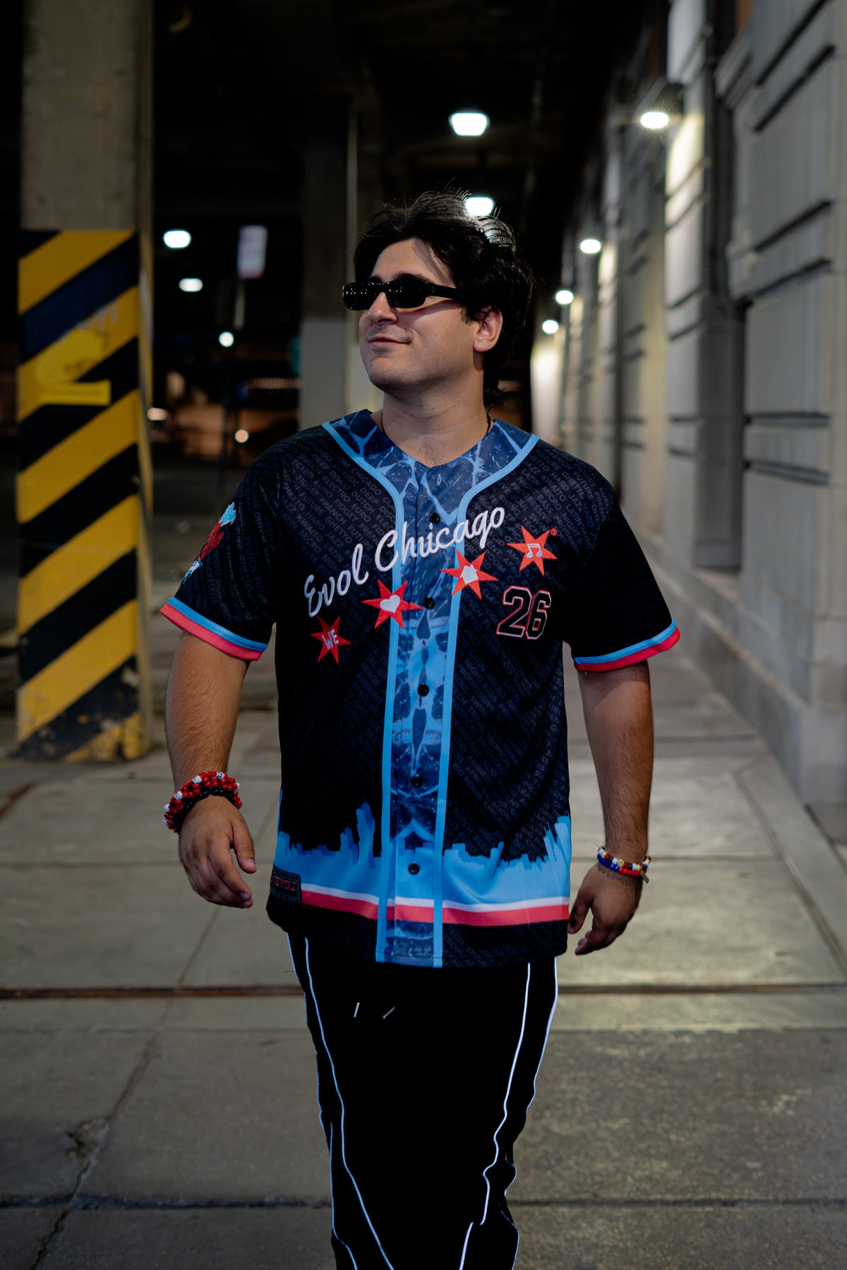 We Love House Music Chicago Baseball Jersey