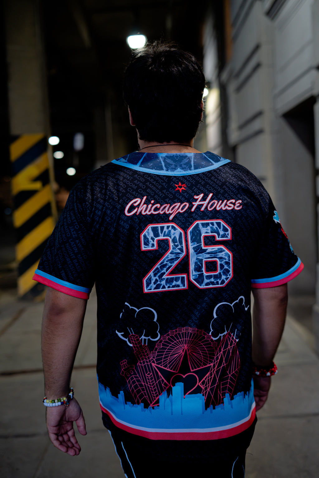 We Love House Music Chicago Baseball Jersey