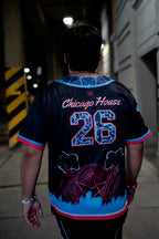 We Love House Music Chicago Baseball Jersey