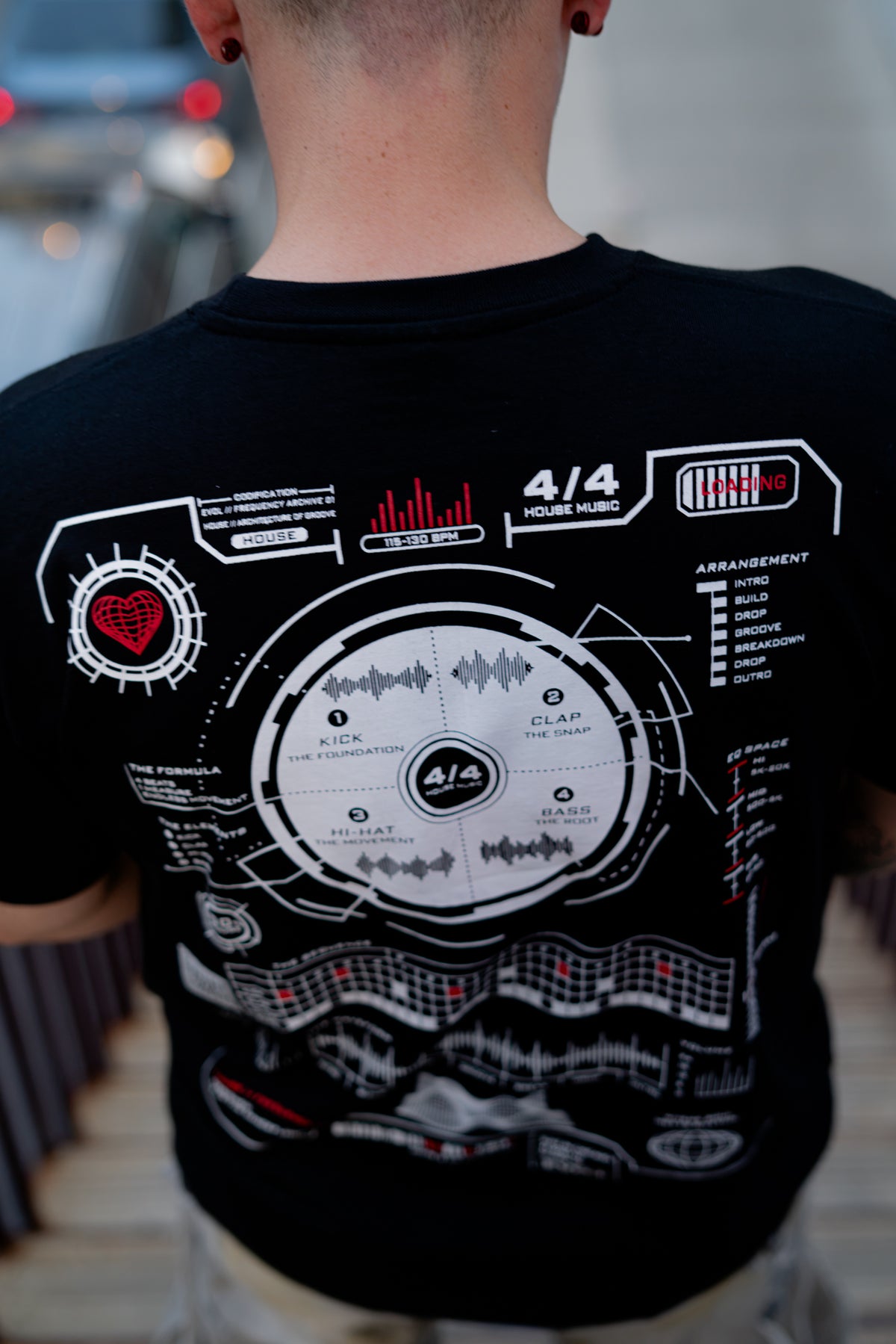 House 4/4 Frequency Cotton T-Shirt