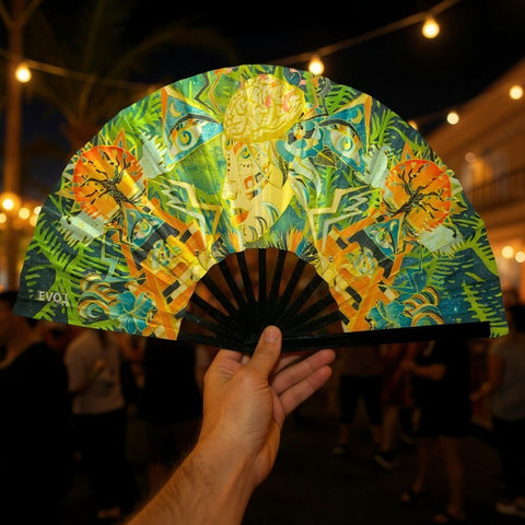 Chak Chel Goddess Hand Fan*
