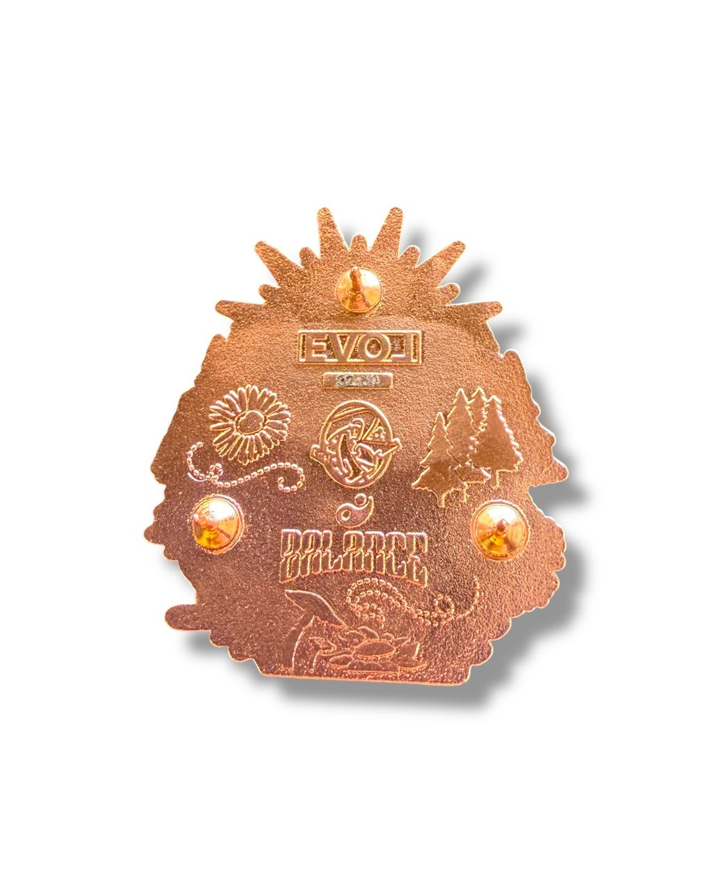 Balance Within Pin - Copper by Rose One Art