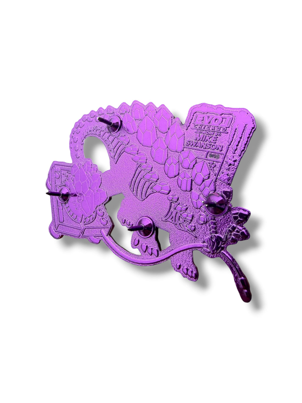 Ankylo Unplugged Pin - Purple