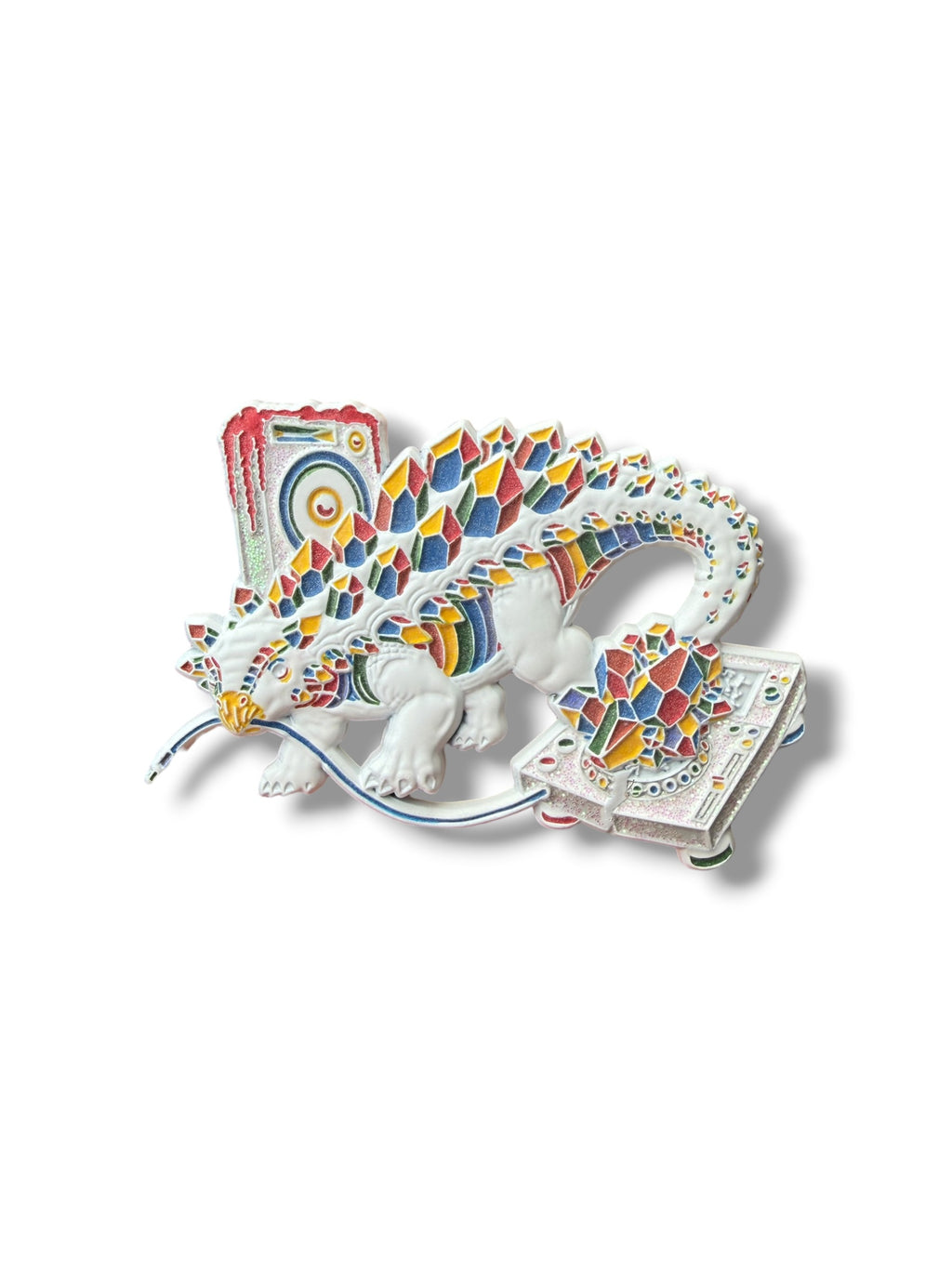 Ankylo Unplugged Pin - White