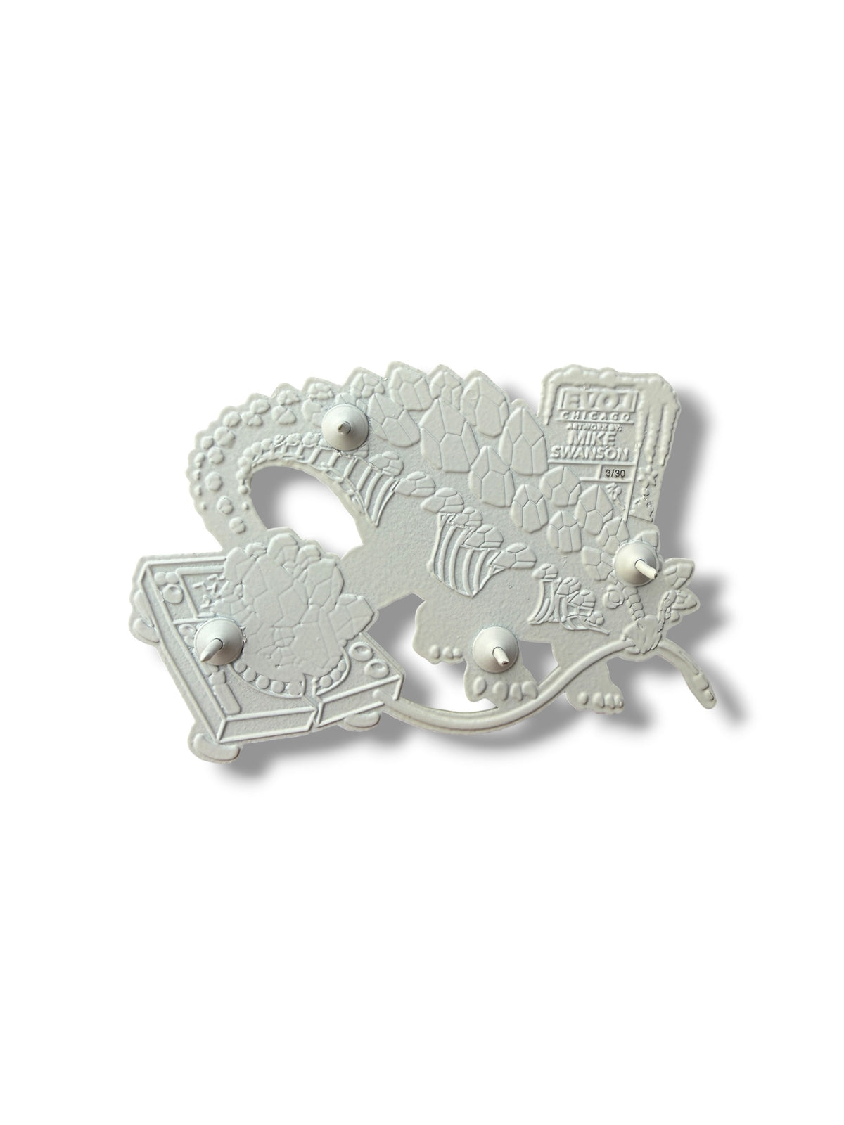 Ankylo Unplugged Pin - White