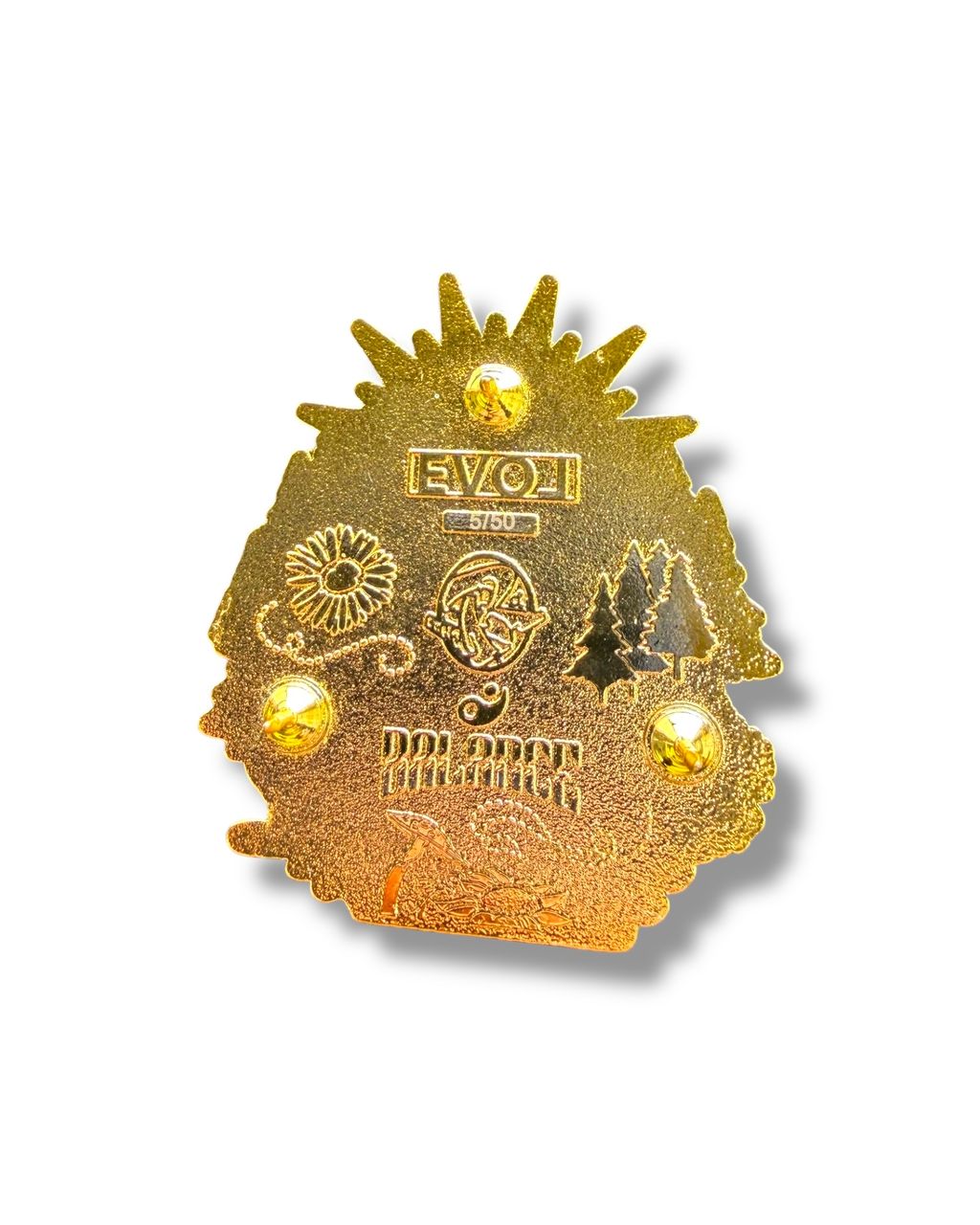 Balance Within Pin - Black and Gold