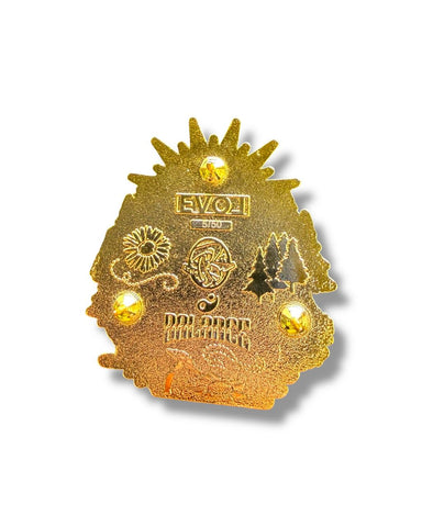 Balance Within Pin - Black and Gold