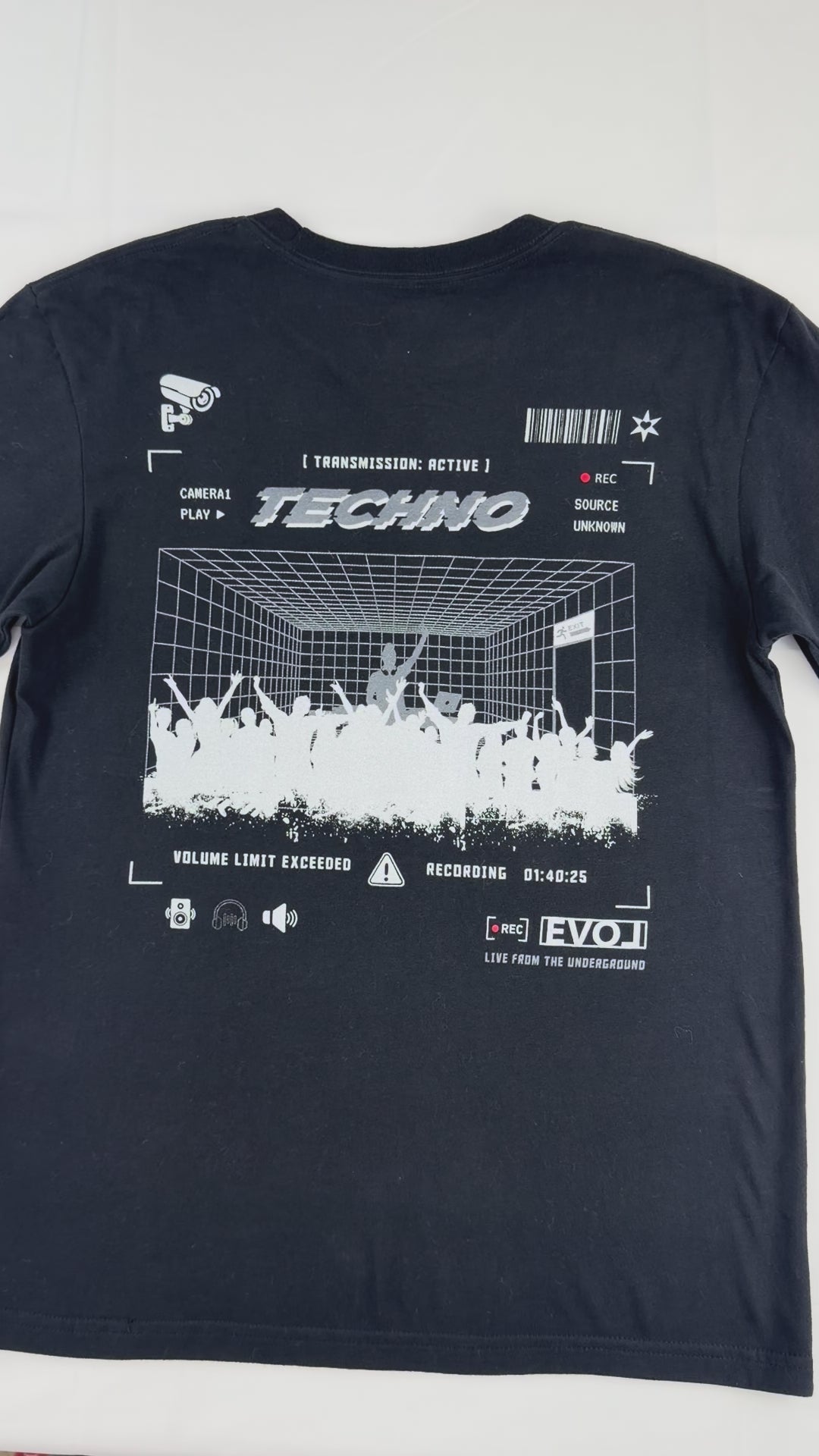 Techno Underground Cotton T-Shirt