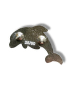 Mini Dolphin Pin - Blue