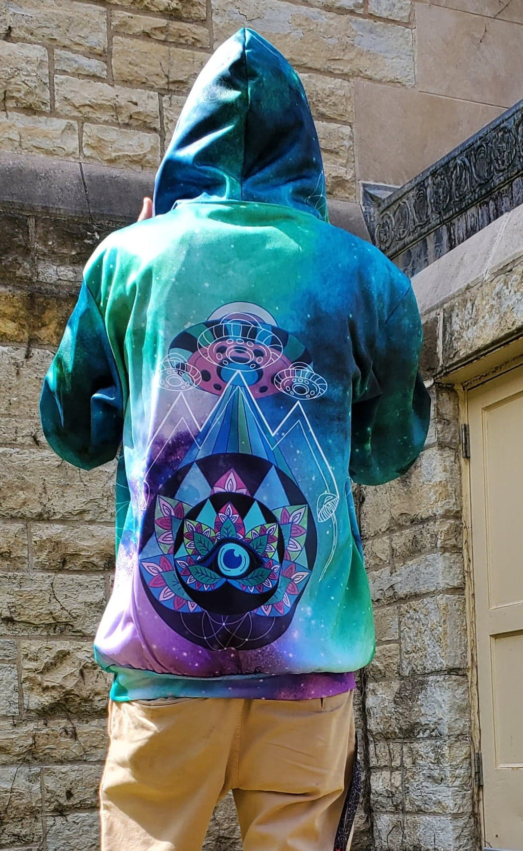 Psychedelic Space Traveler Hoodie