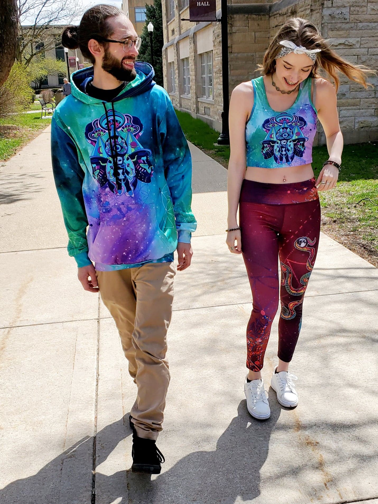 Psychedelic Space Traveler Hoodie