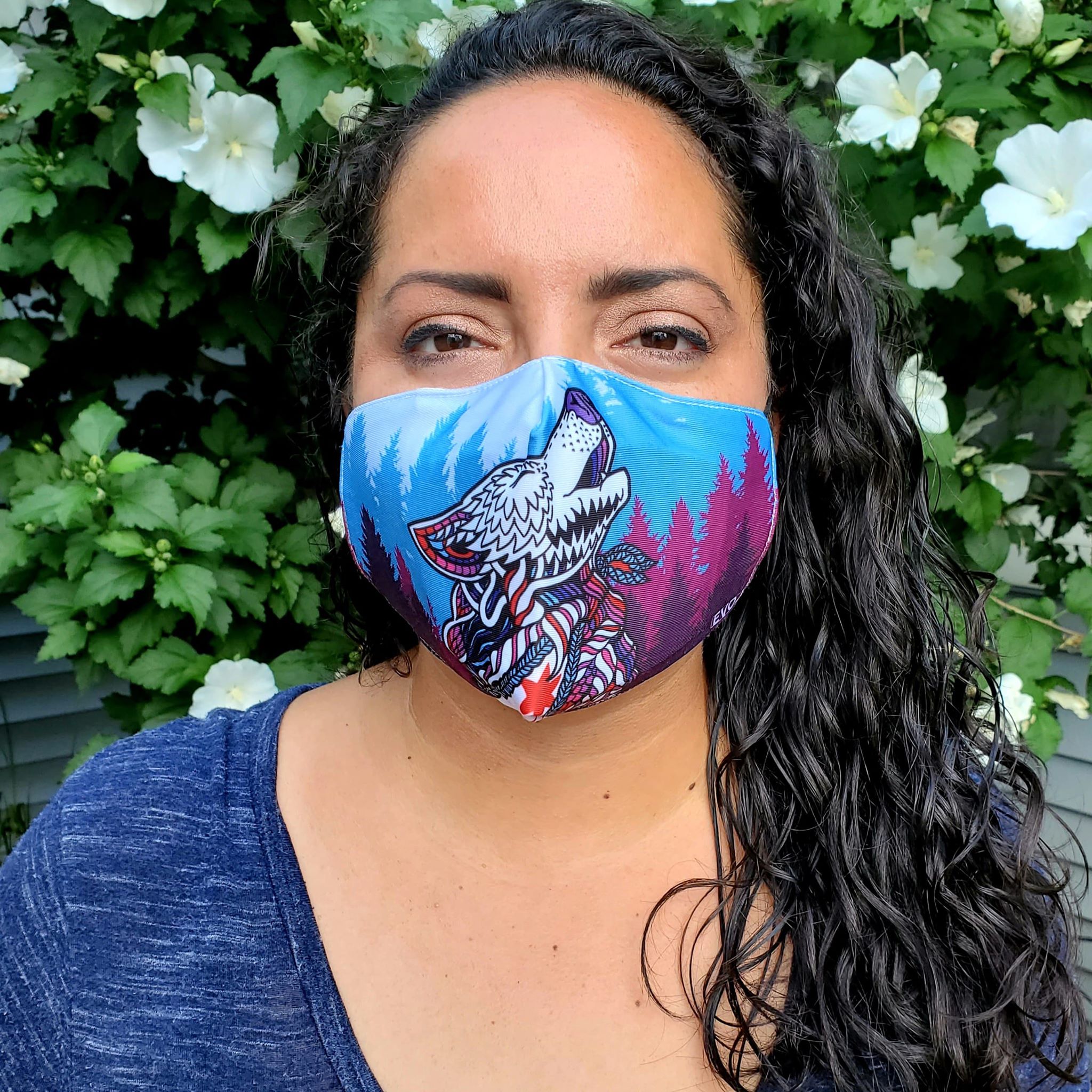 Mystic Wolf Face Mask