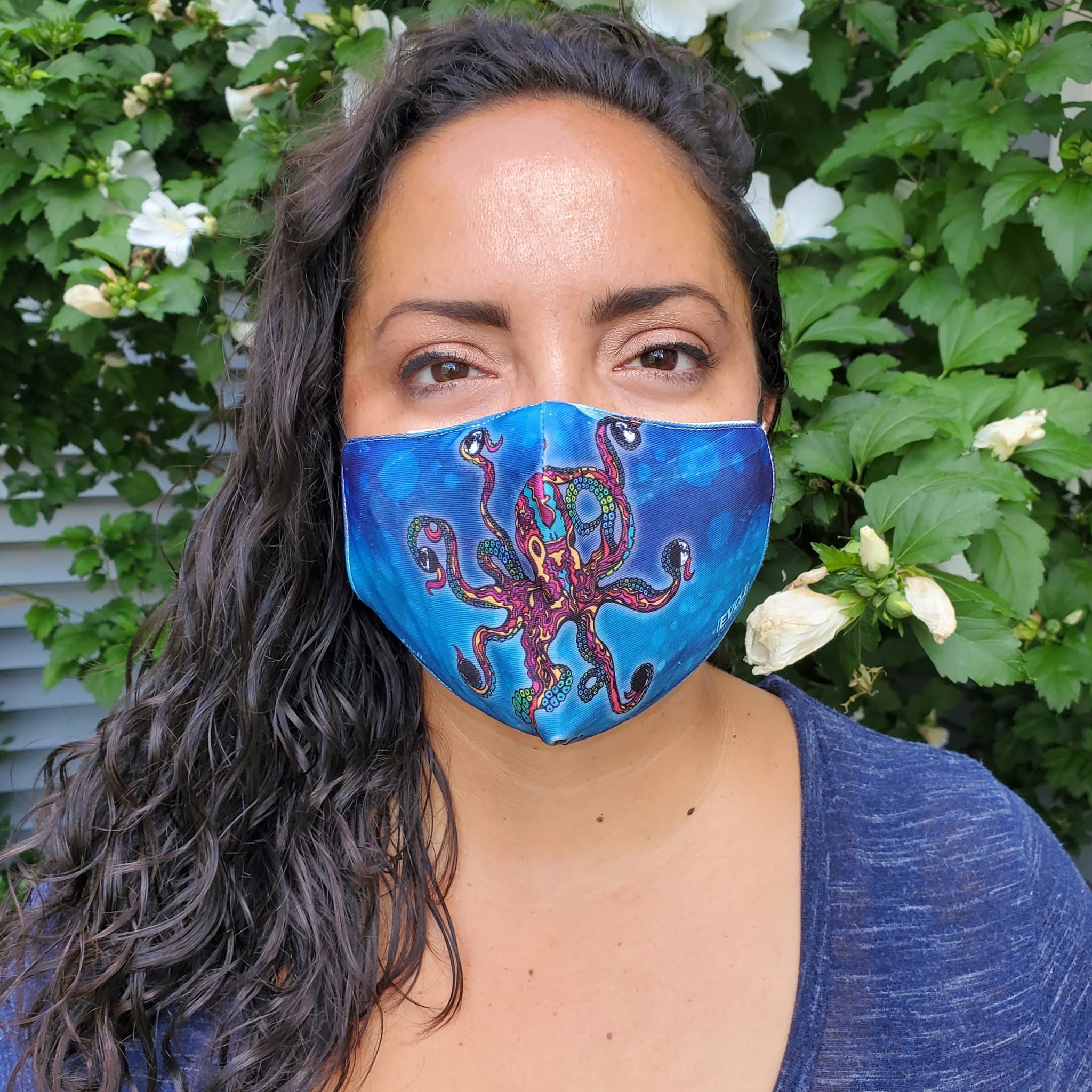 Cosmic Octopus Face Mask