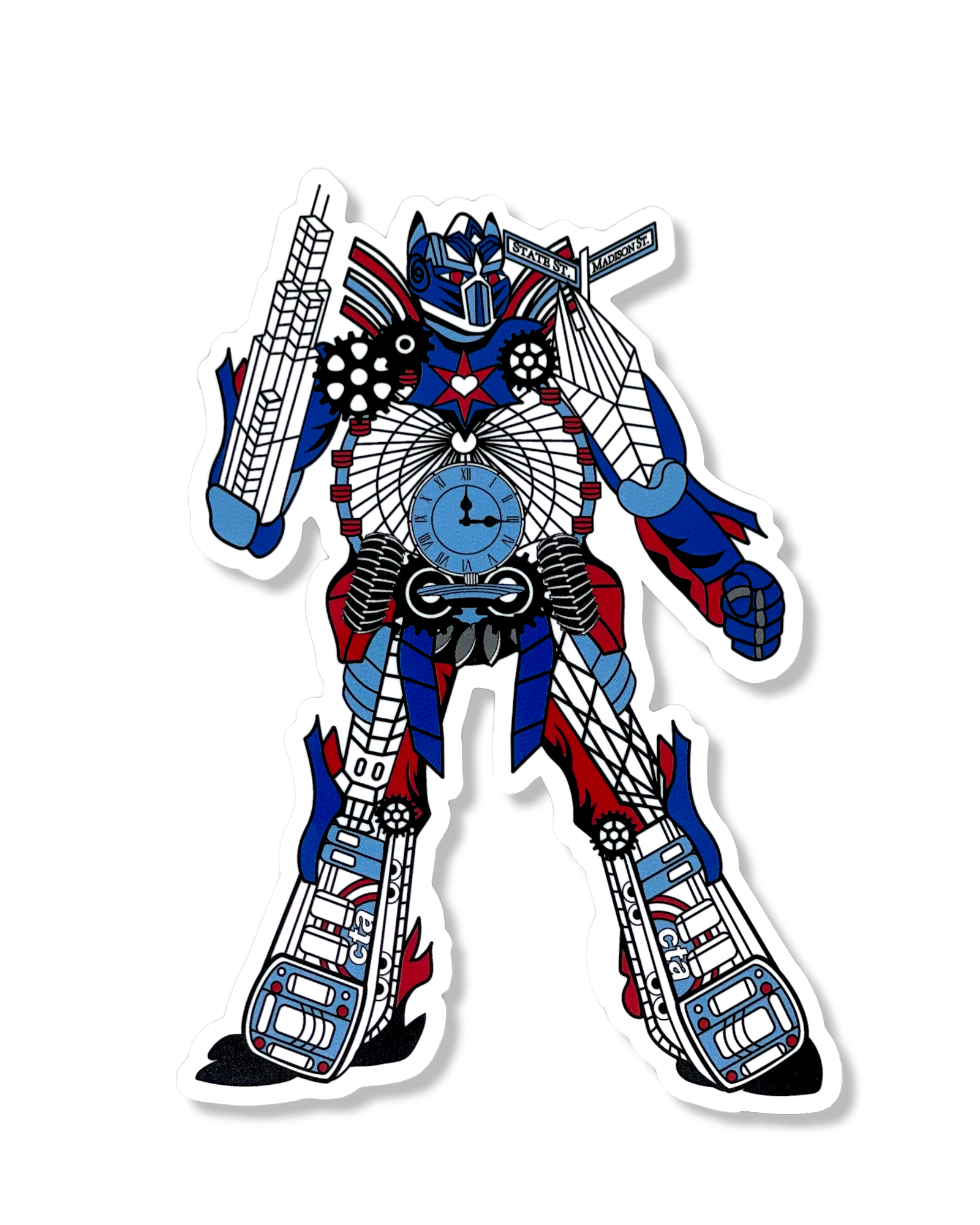 Chicago Transformer Sticker