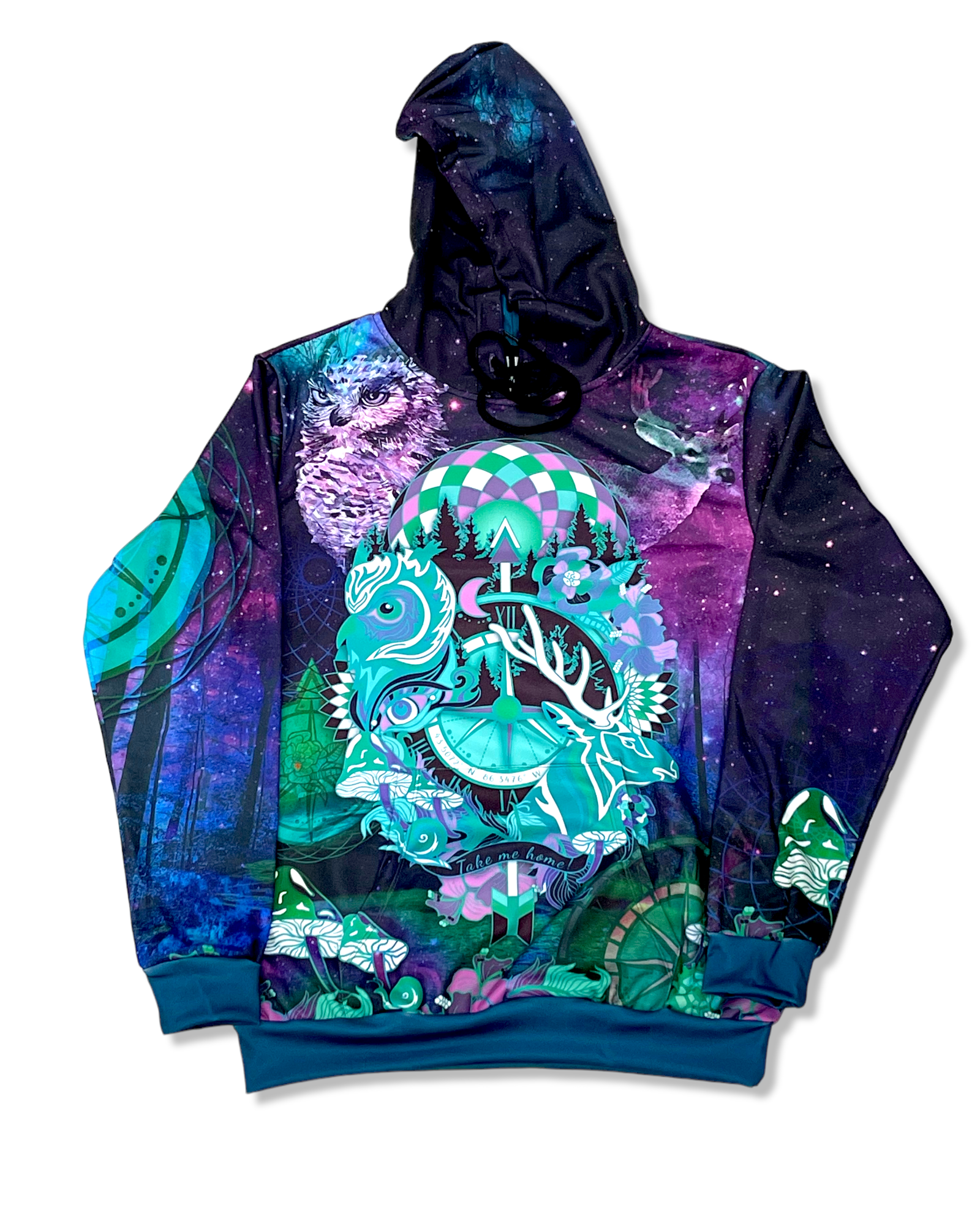 Enchanted Compass Sublimated Hoodie