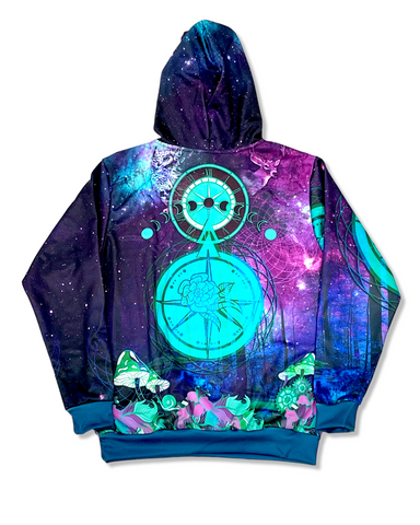 Enchanted Compass Sublimated Hoodie