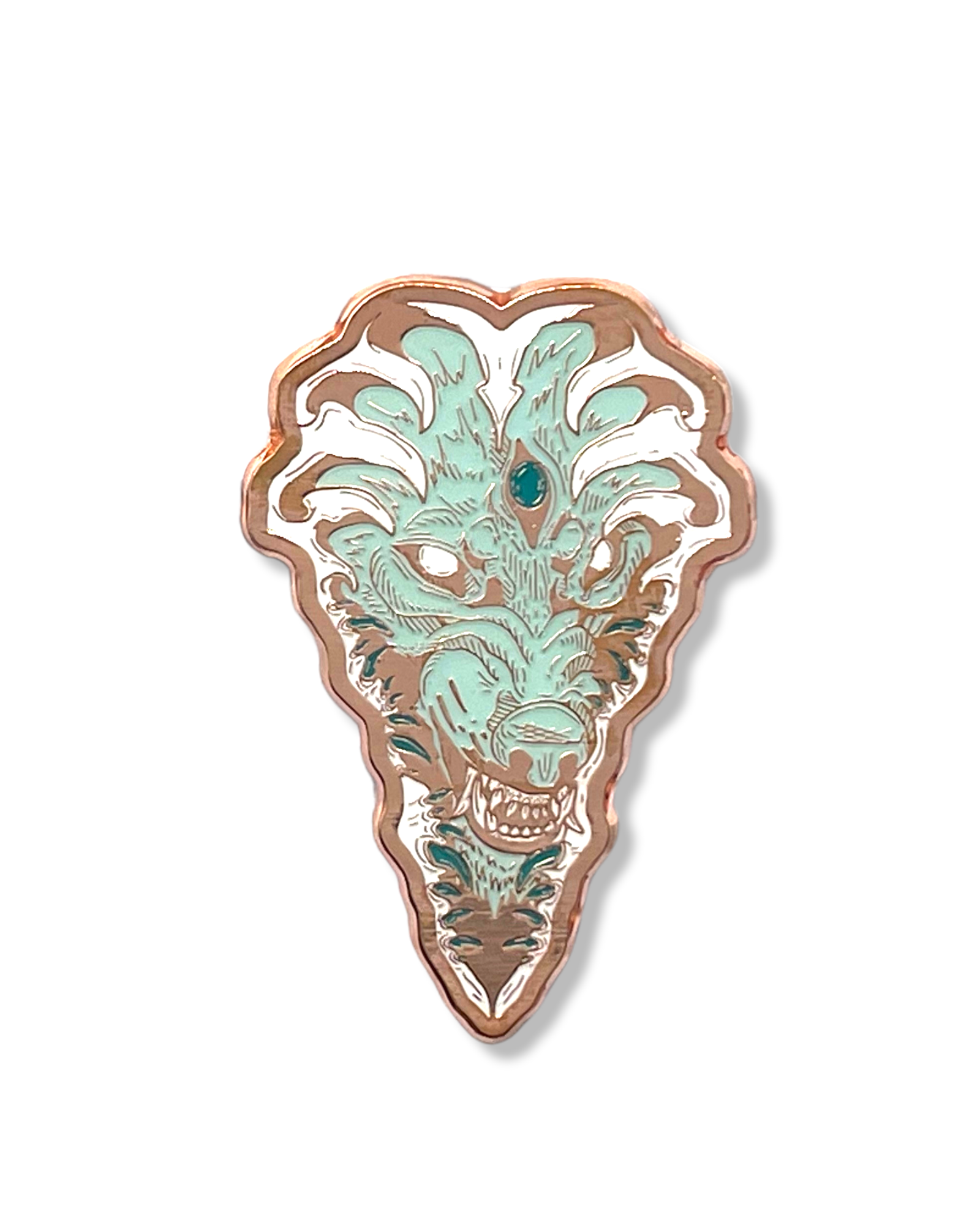 Warewolf - Copper Mint Pin Main image