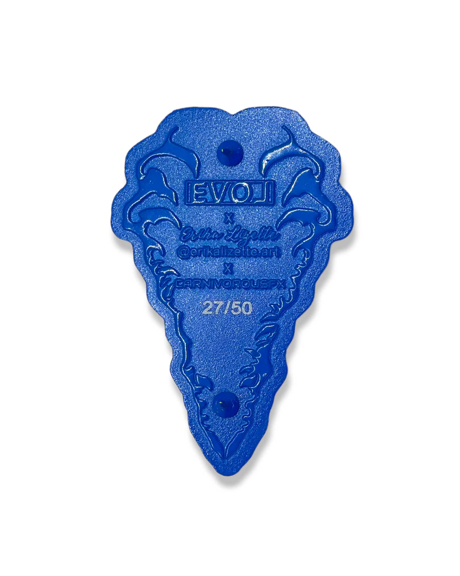 Warewolf Pin - Blue