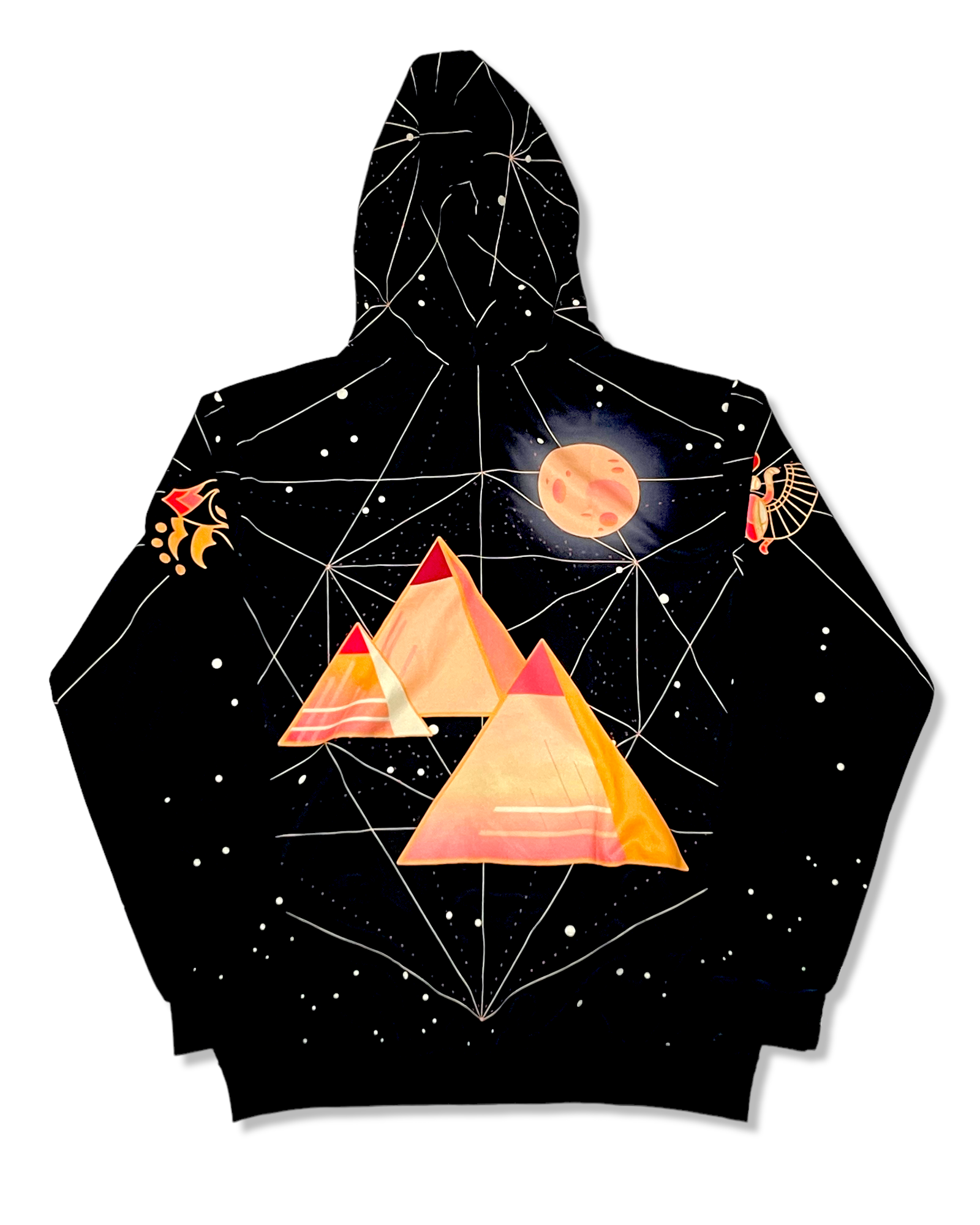 Bastet Amulet Zip-Up Hoodie