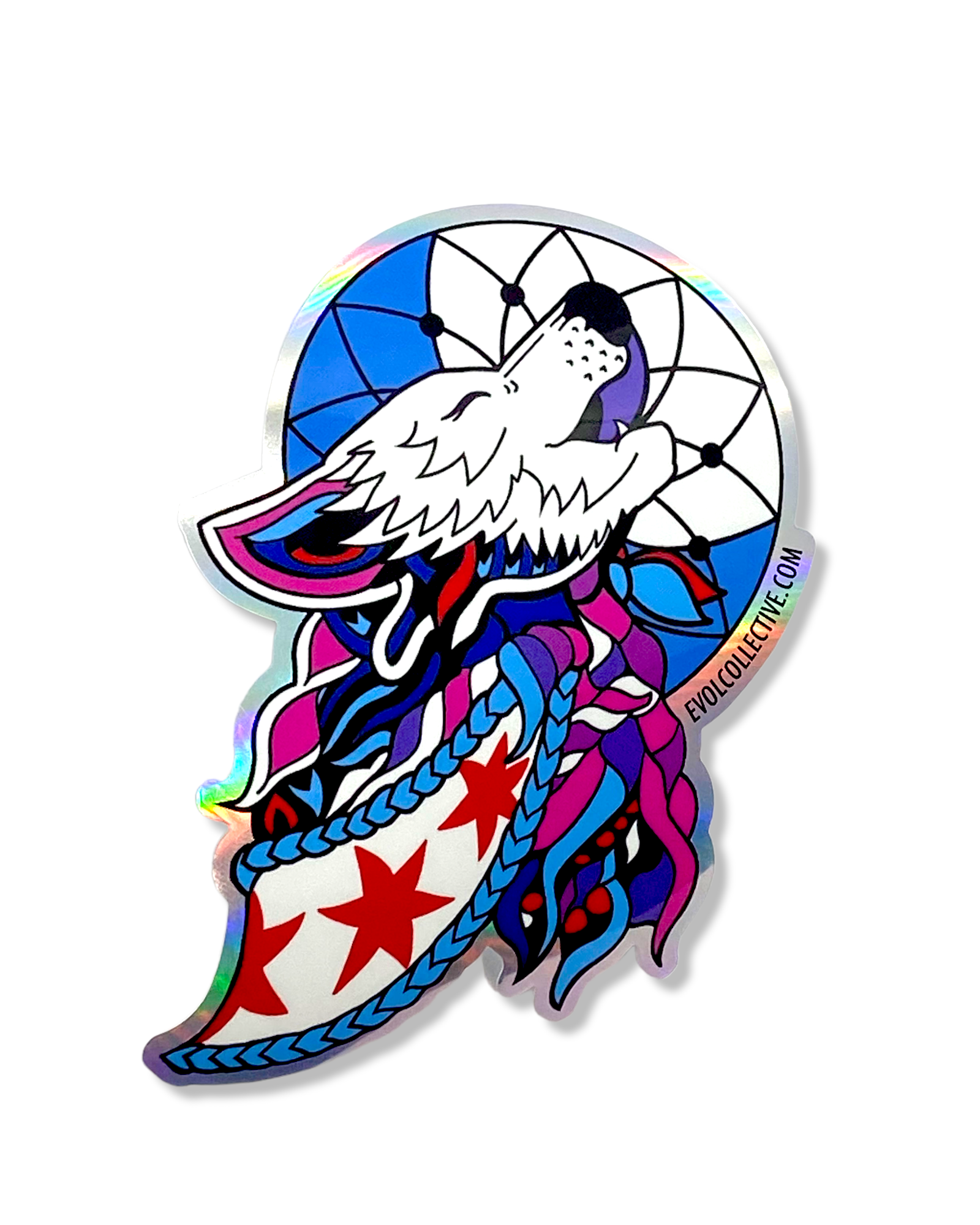 Mystic Wolf Sticker Main image