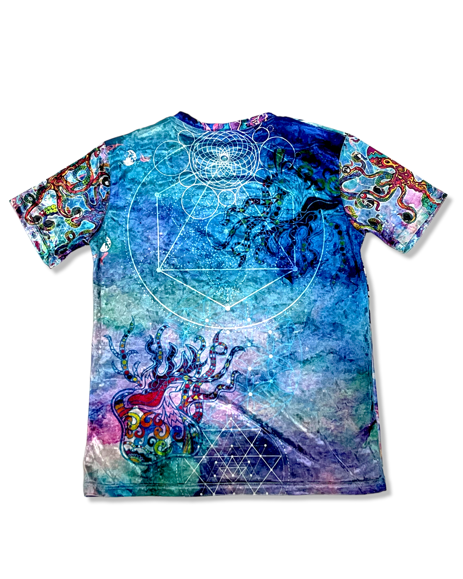 Cosmic Octopus Crushed Velvet T-Shirt