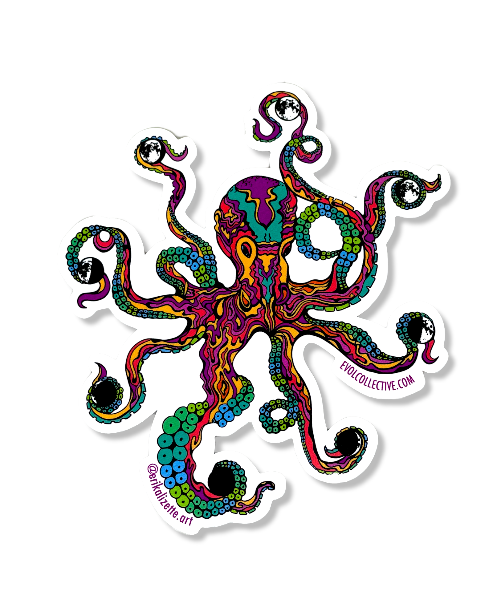 Cosmic Octopus Sticker Main image