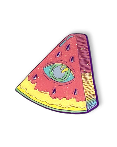 Mini Watermelon Eye Pin - Rainbow