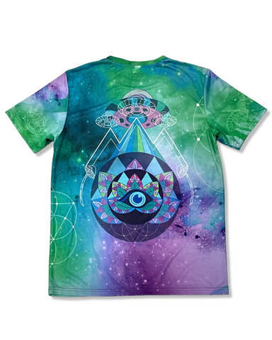 Psychedelic Space Traveler Sublimated T-Shirt